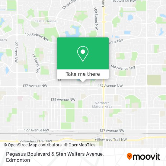 Pegasus Boulevard & Stan Walters Avenue map