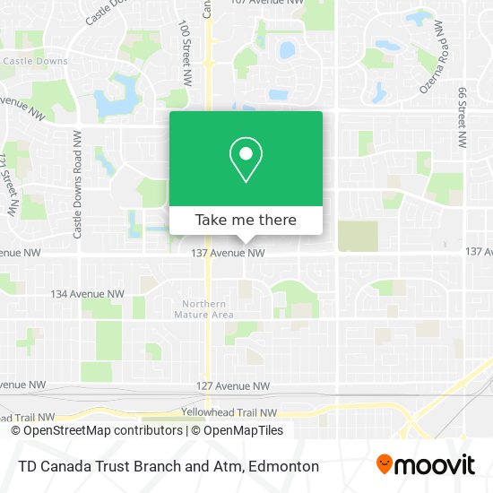 TD Canada Trust Branch and Atm plan