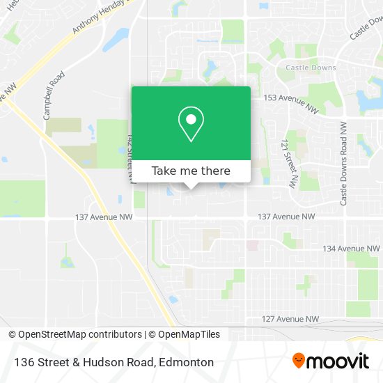 136 Street & Hudson Road map