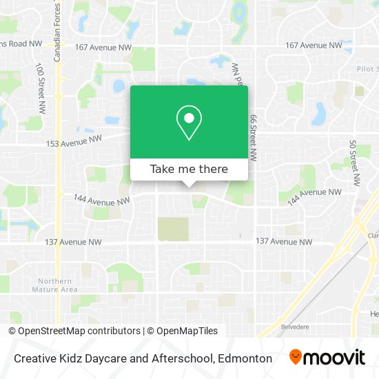 Creative Kidz Daycare and Afterschool map