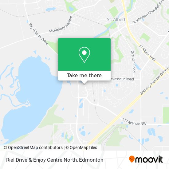 Riel Drive & Enjoy Centre North plan