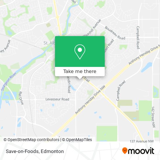 Save-on-Foods map