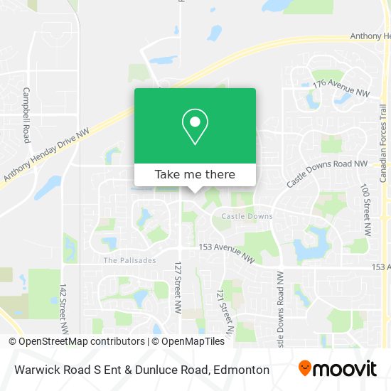 Warwick Road S Ent & Dunluce Road map
