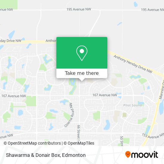 Shawarma & Donair Box map