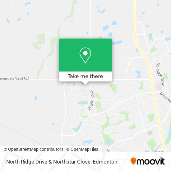 North Ridge Drive & Northstar Close map