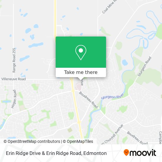 Erin Ridge Drive & Erin Ridge Road plan