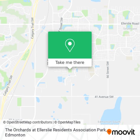 The Orchards at Ellerslie Residents Association Park map