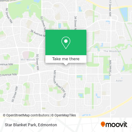Star Blanket Park plan