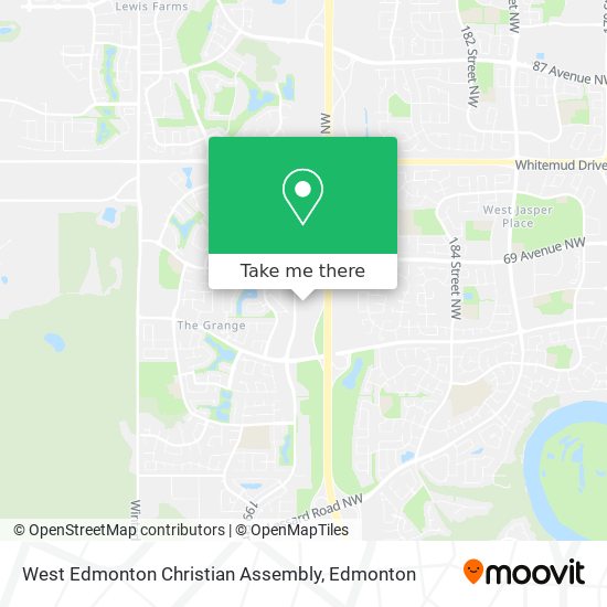 West Edmonton Christian Assembly map