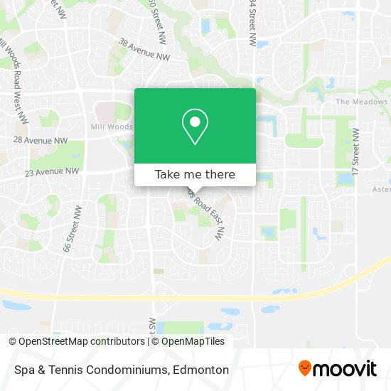 Spa & Tennis Condominiums map