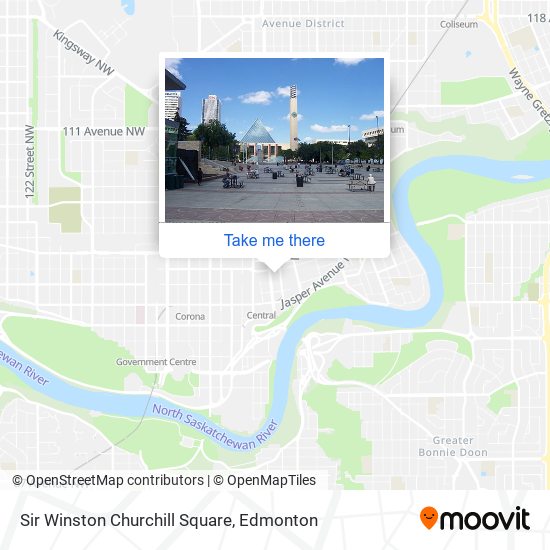 Sir Winston Churchill Square map