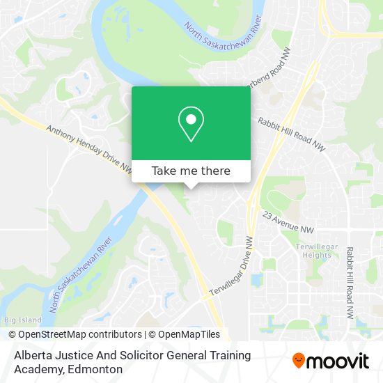 Alberta Justice And Solicitor General Training Academy map
