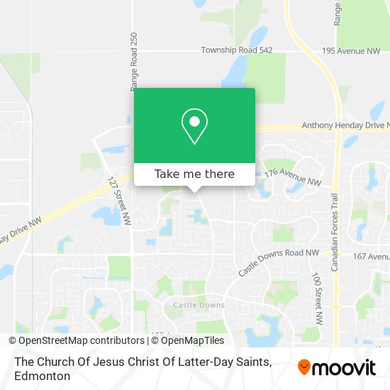 The Church Of Jesus Christ Of Latter-Day Saints map