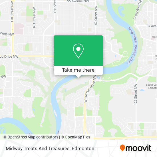 Midway Treats And Treasures map