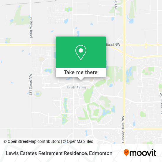 Lewis Estates Retirement Residence plan