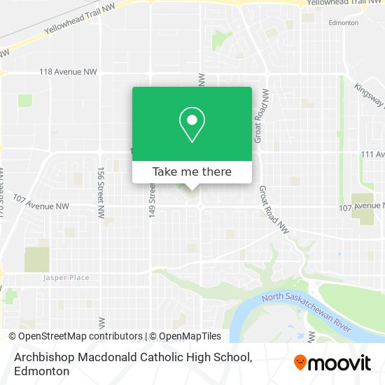 Archbishop Macdonald Catholic High School map