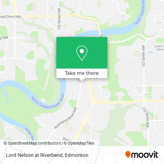 Lord Nelson at Riverbend map