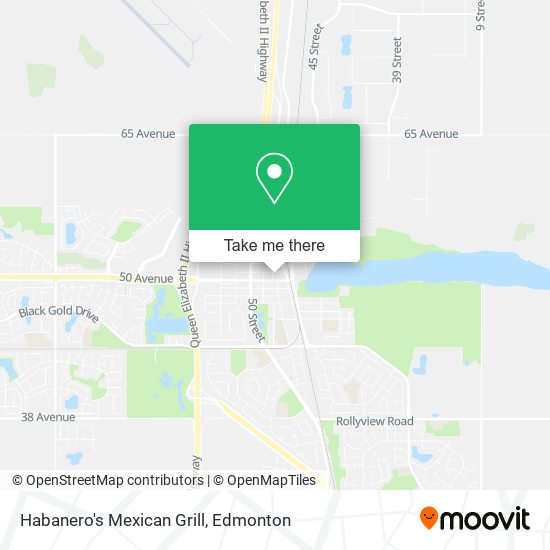 Habanero's Mexican Grill map