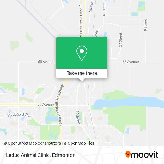 Leduc Animal Clinic map