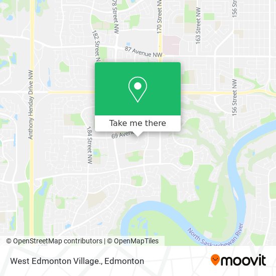 West Edmonton Village. map