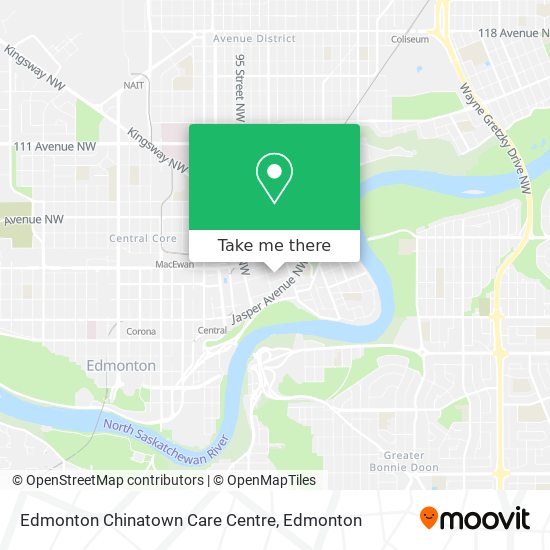 Edmonton Chinatown Care Centre map