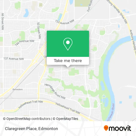 Claregreen Place map