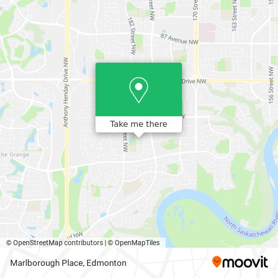 Marlborough Place map