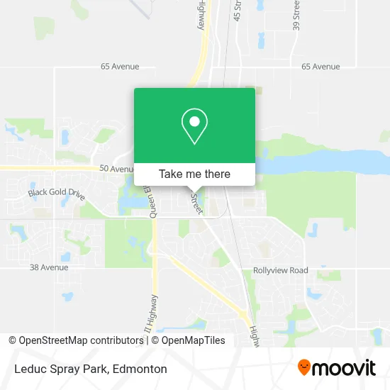 Leduc Spray Park map