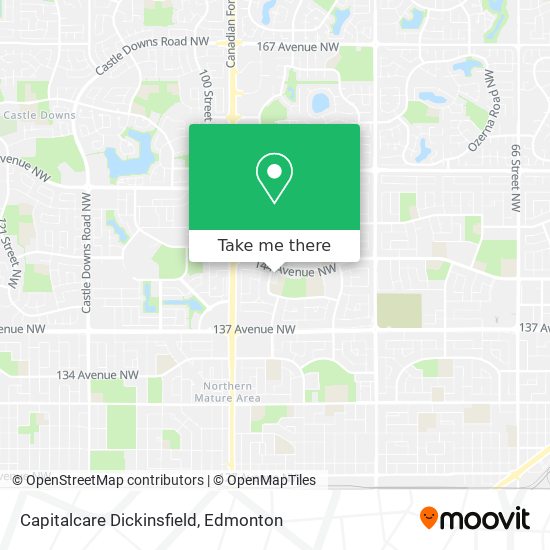 Capitalcare Dickinsfield map