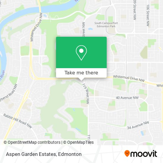 Aspen Garden Estates map