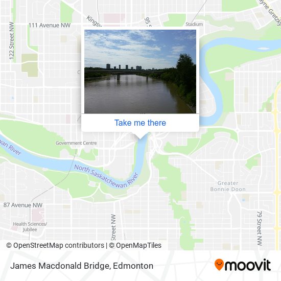 James Macdonald Bridge map