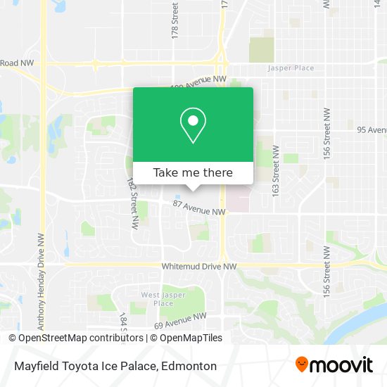 Mayfield Toyota Ice Palace map