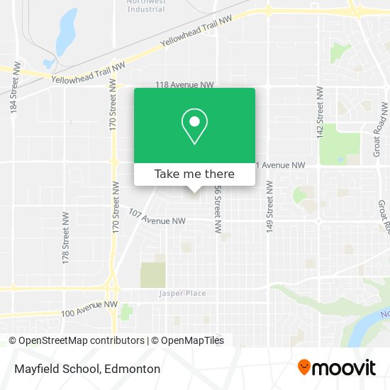 Mayfield School map