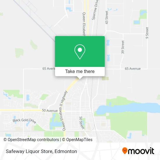 Safeway Liquor Store map
