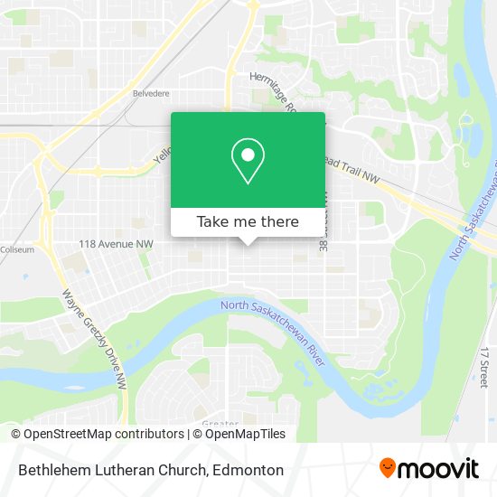 Bethlehem Lutheran Church map