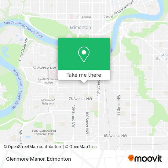 Glenmore Manor map