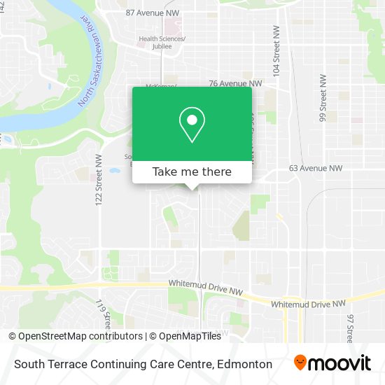 South Terrace Continuing Care Centre map