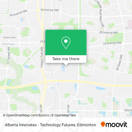Alberta Innovates - Technology Futures map