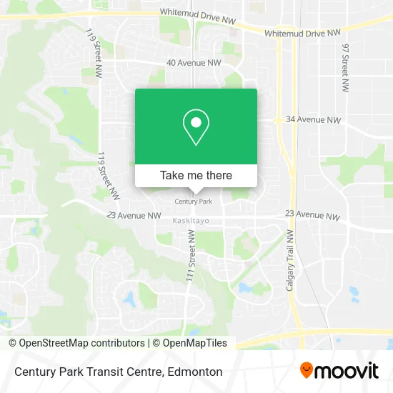 Century Park Transit Centre plan