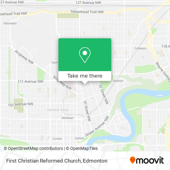 First Christian Reformed Church map