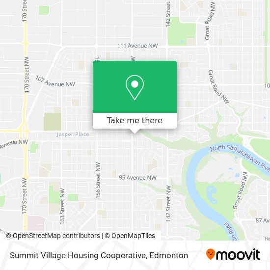 Summit Village Housing Cooperative map