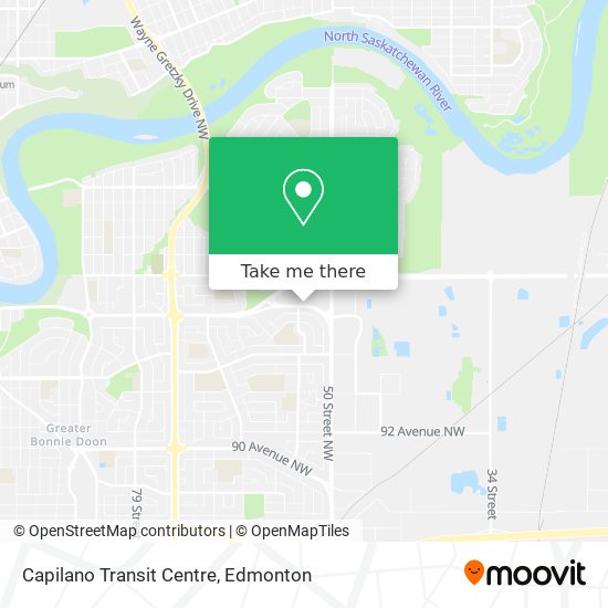 Capilano Transit Centre map