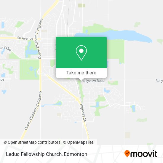 Leduc Fellowship Church map