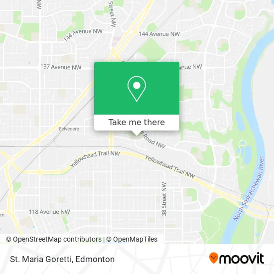 St. Maria Goretti map