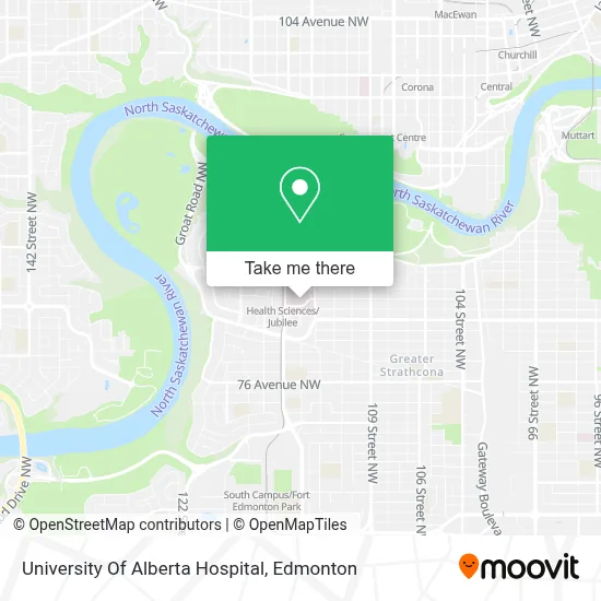 How To Get To University Of Alberta Hospital In Edmonton By Bus Or