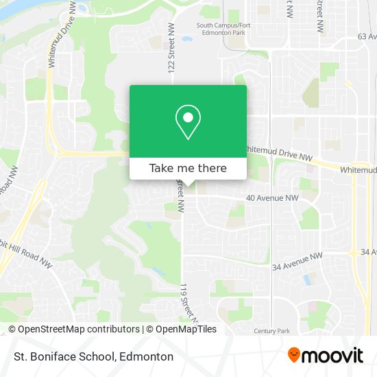 St. Boniface School map