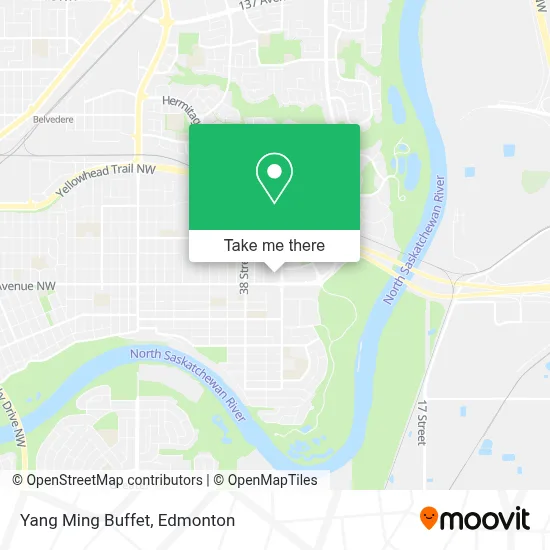 Yang Ming Buffet map