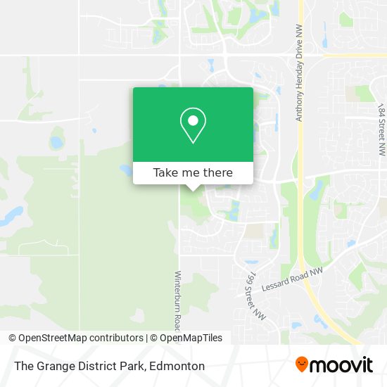 The Grange District Park map