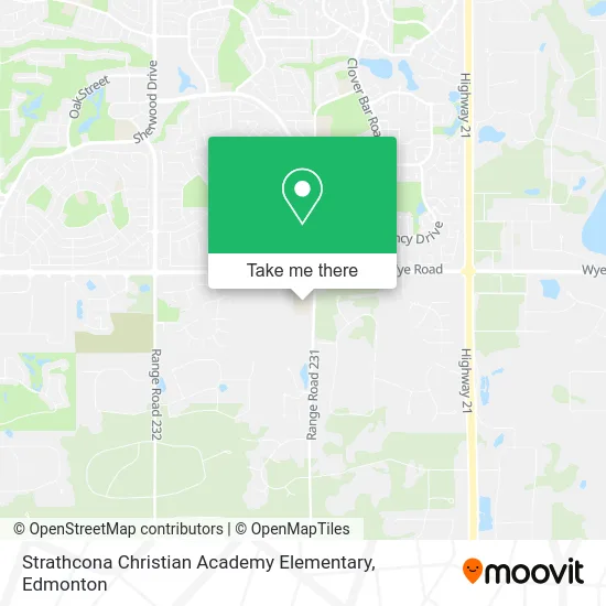 Strathcona Christian Academy Elementary map