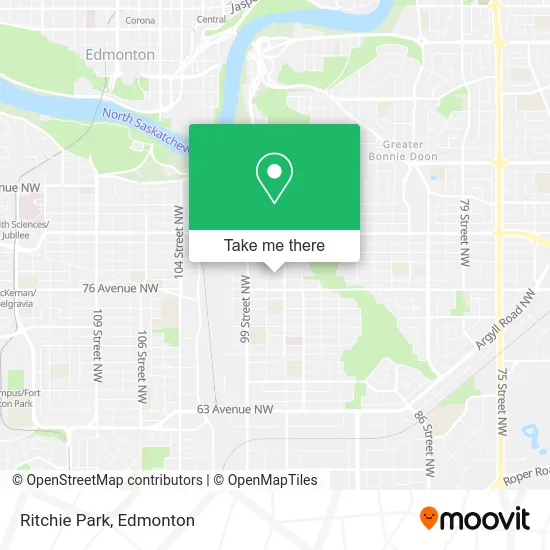 Ritchie Park map